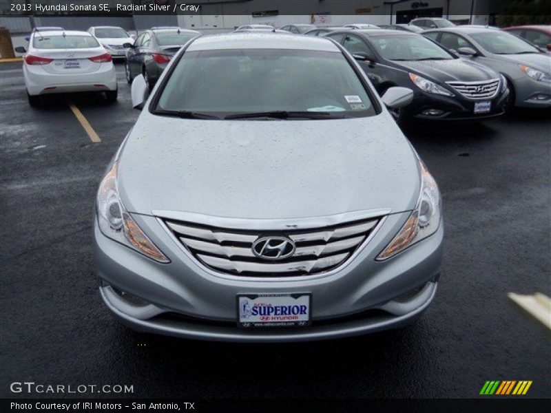 Radiant Silver / Gray 2013 Hyundai Sonata SE
