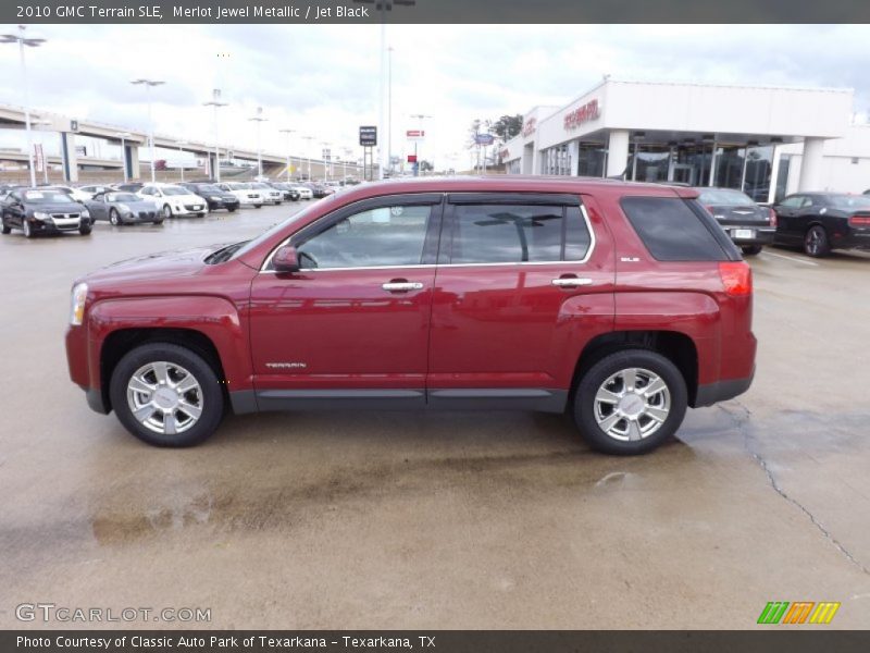 Merlot Jewel Metallic / Jet Black 2010 GMC Terrain SLE