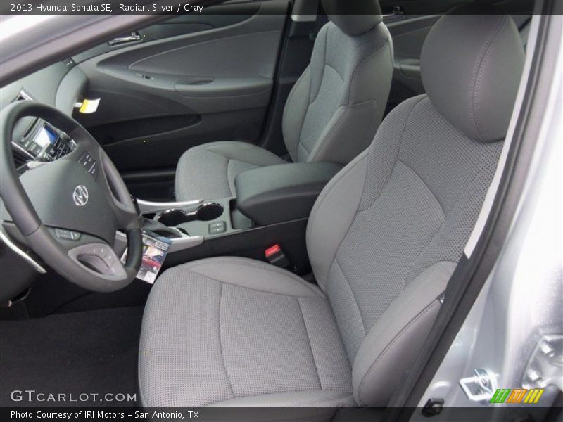 Front Seat of 2013 Sonata SE