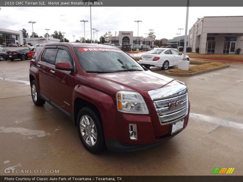 Merlot Jewel Metallic / Jet Black 2010 GMC Terrain SLE