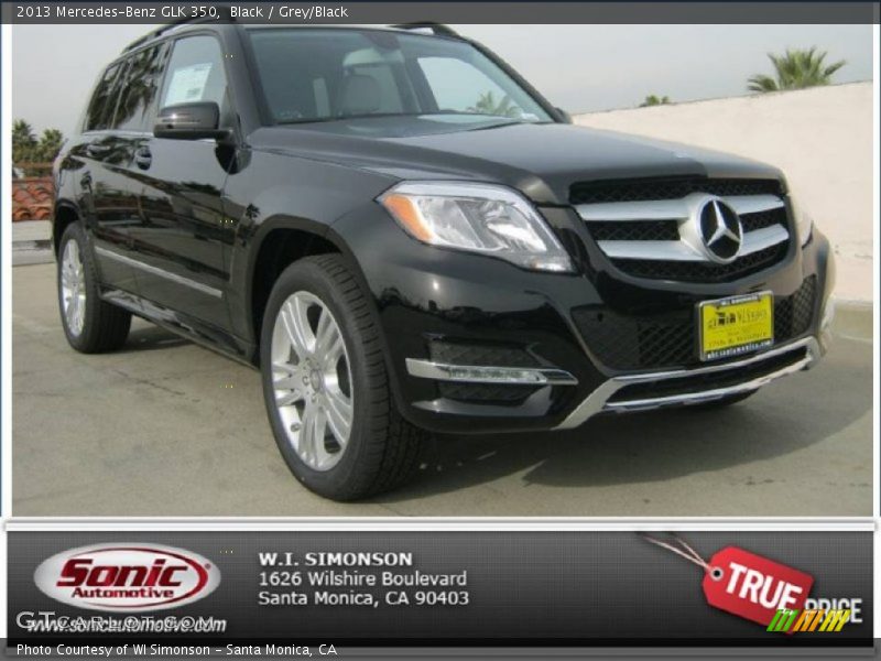 Black / Grey/Black 2013 Mercedes-Benz GLK 350