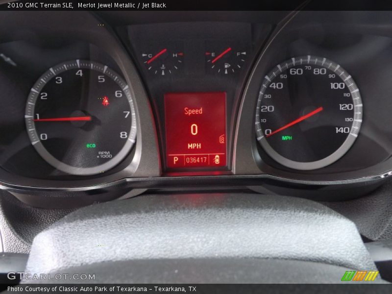 Merlot Jewel Metallic / Jet Black 2010 GMC Terrain SLE