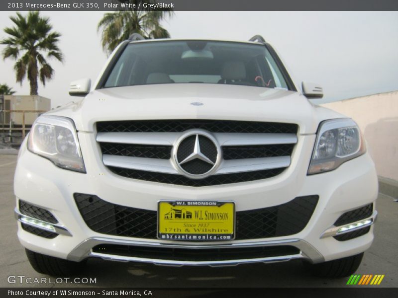 Polar White / Grey/Black 2013 Mercedes-Benz GLK 350