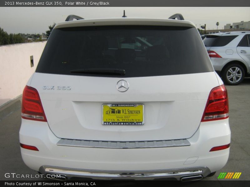 Polar White / Grey/Black 2013 Mercedes-Benz GLK 350