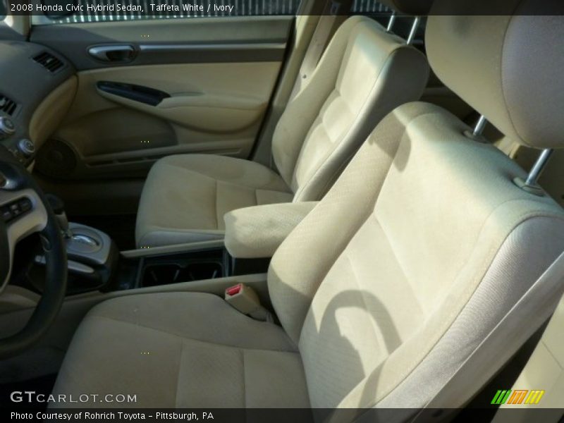 Taffeta White / Ivory 2008 Honda Civic Hybrid Sedan