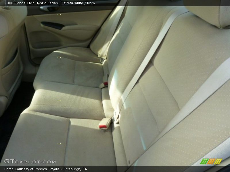 Taffeta White / Ivory 2008 Honda Civic Hybrid Sedan