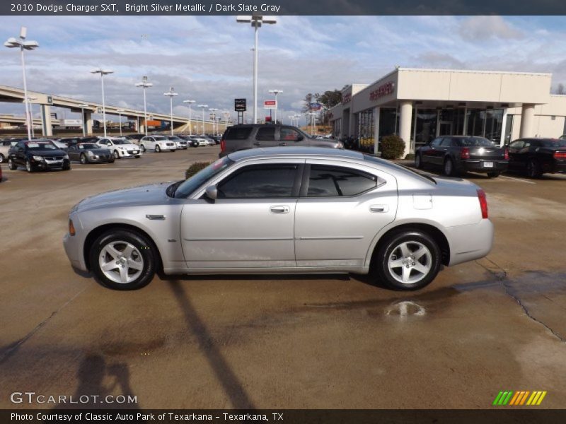 Bright Silver Metallic / Dark Slate Gray 2010 Dodge Charger SXT