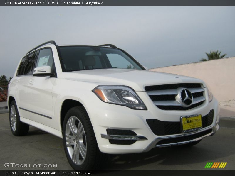 Polar White / Grey/Black 2013 Mercedes-Benz GLK 350