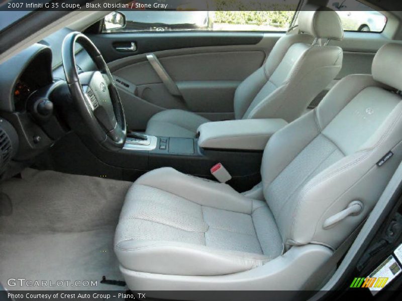 Black Obsidian / Stone Gray 2007 Infiniti G 35 Coupe