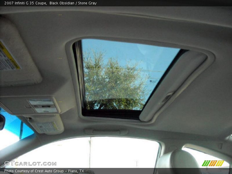 Black Obsidian / Stone Gray 2007 Infiniti G 35 Coupe