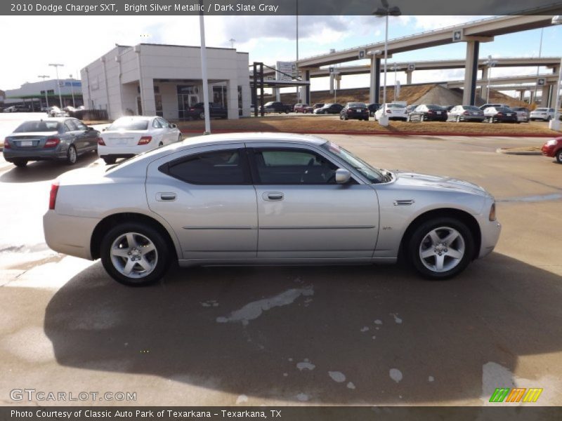 Bright Silver Metallic / Dark Slate Gray 2010 Dodge Charger SXT