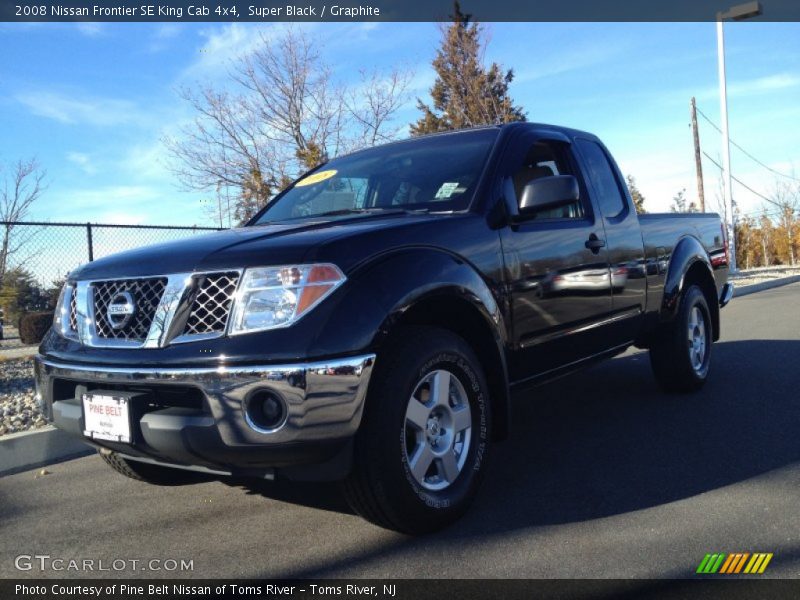 Super Black / Graphite 2008 Nissan Frontier SE King Cab 4x4