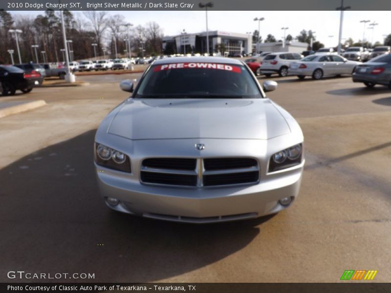 Bright Silver Metallic / Dark Slate Gray 2010 Dodge Charger SXT