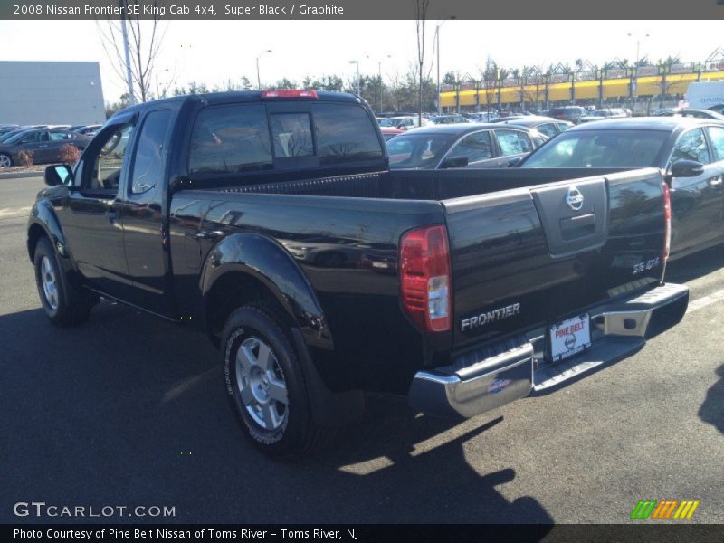 Super Black / Graphite 2008 Nissan Frontier SE King Cab 4x4