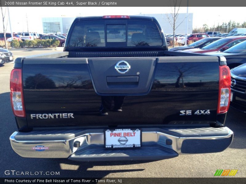 Super Black / Graphite 2008 Nissan Frontier SE King Cab 4x4