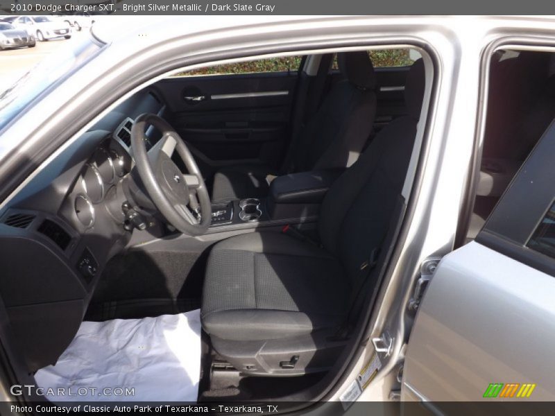 Bright Silver Metallic / Dark Slate Gray 2010 Dodge Charger SXT
