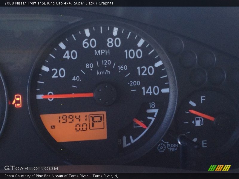 Super Black / Graphite 2008 Nissan Frontier SE King Cab 4x4