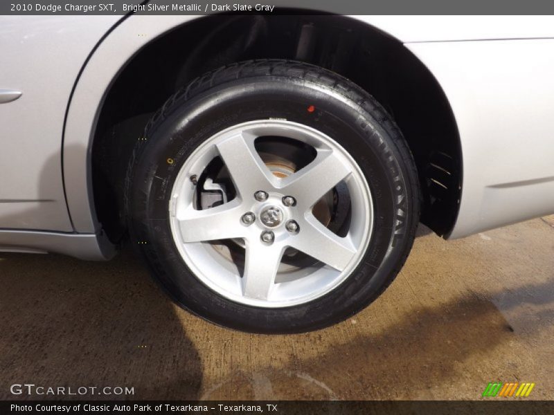 Bright Silver Metallic / Dark Slate Gray 2010 Dodge Charger SXT