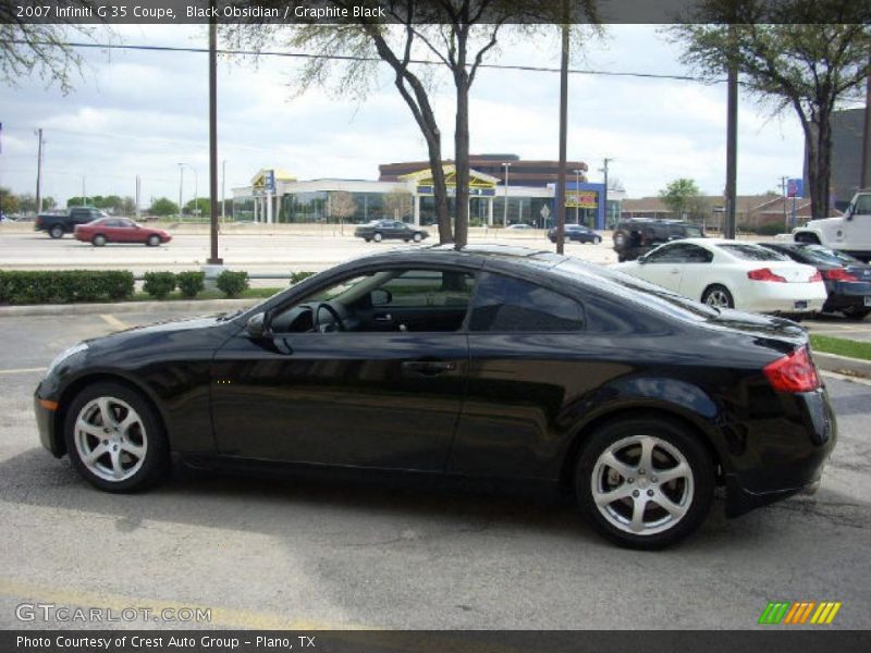Black Obsidian / Graphite Black 2007 Infiniti G 35 Coupe