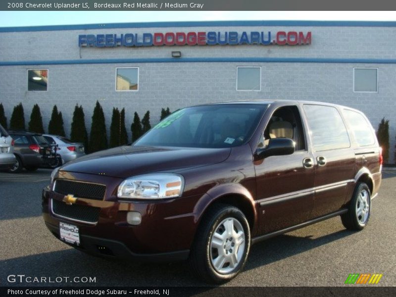 Bordeaux Red Metallic / Medium Gray 2008 Chevrolet Uplander LS