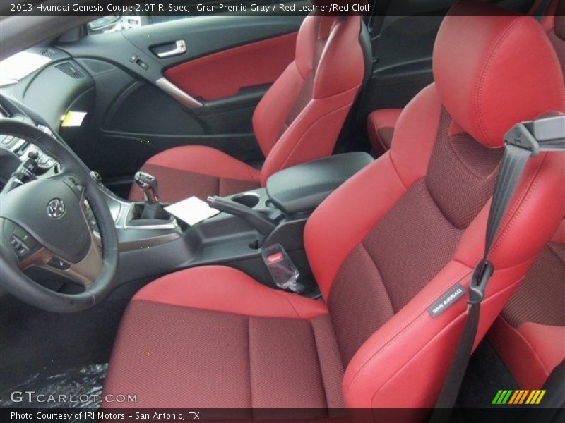 Front Seat of 2013 Genesis Coupe 2.0T R-Spec