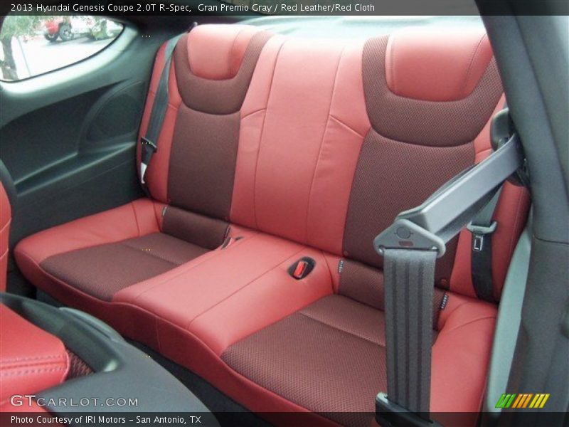 Rear Seat of 2013 Genesis Coupe 2.0T R-Spec