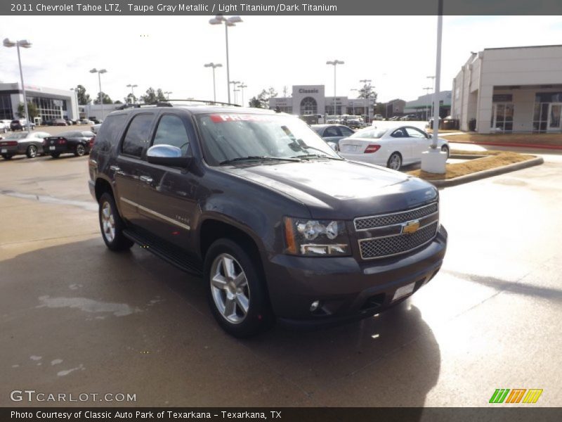 Taupe Gray Metallic / Light Titanium/Dark Titanium 2011 Chevrolet Tahoe LTZ