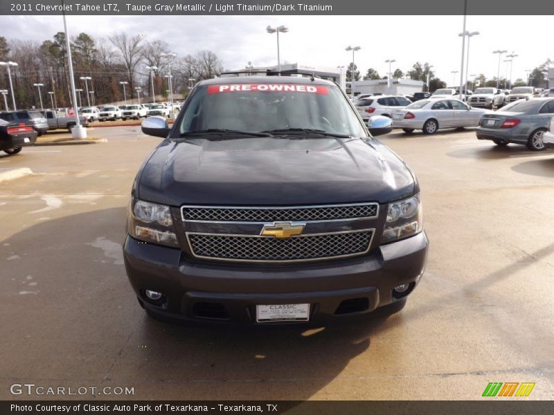 Taupe Gray Metallic / Light Titanium/Dark Titanium 2011 Chevrolet Tahoe LTZ