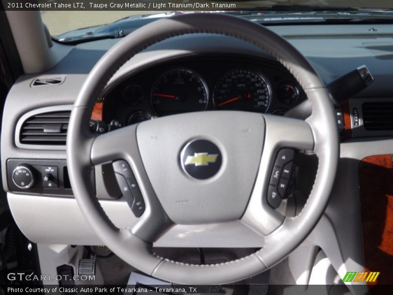 Taupe Gray Metallic / Light Titanium/Dark Titanium 2011 Chevrolet Tahoe LTZ