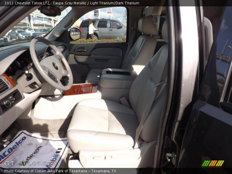 Taupe Gray Metallic / Light Titanium/Dark Titanium 2011 Chevrolet Tahoe LTZ