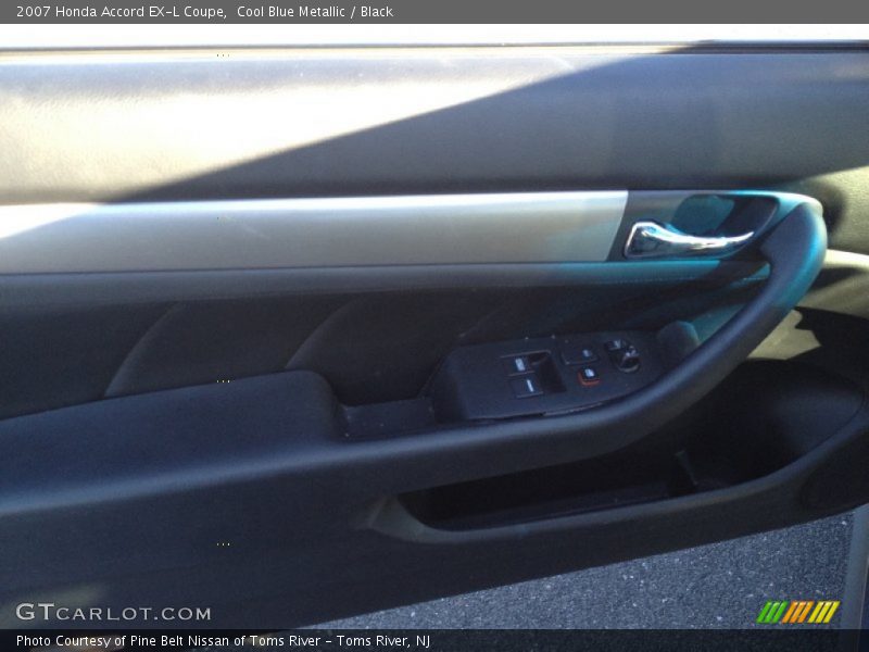 Cool Blue Metallic / Black 2007 Honda Accord EX-L Coupe