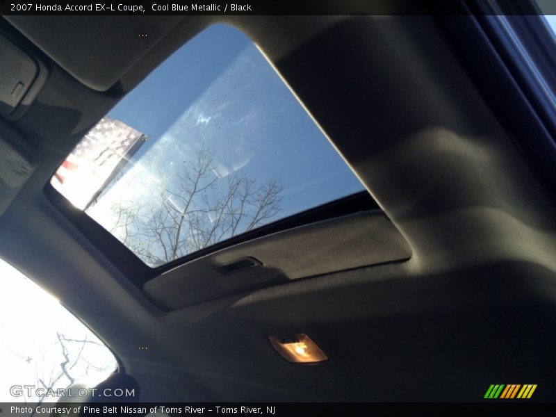 Cool Blue Metallic / Black 2007 Honda Accord EX-L Coupe