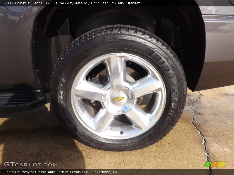 Taupe Gray Metallic / Light Titanium/Dark Titanium 2011 Chevrolet Tahoe LTZ