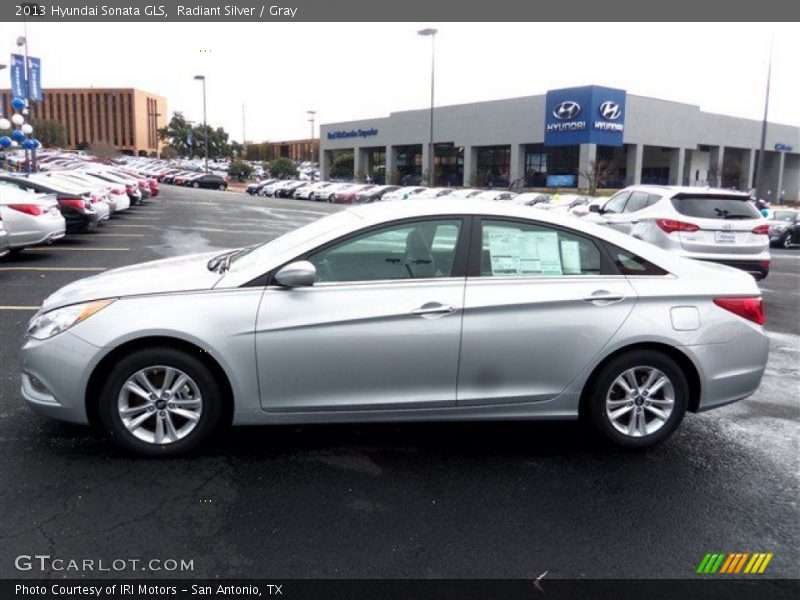 Radiant Silver / Gray 2013 Hyundai Sonata GLS