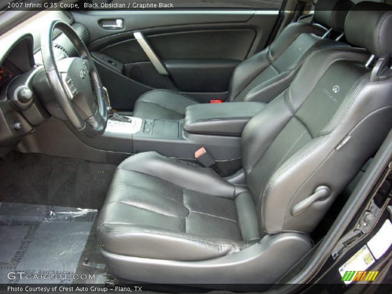 Black Obsidian / Graphite Black 2007 Infiniti G 35 Coupe