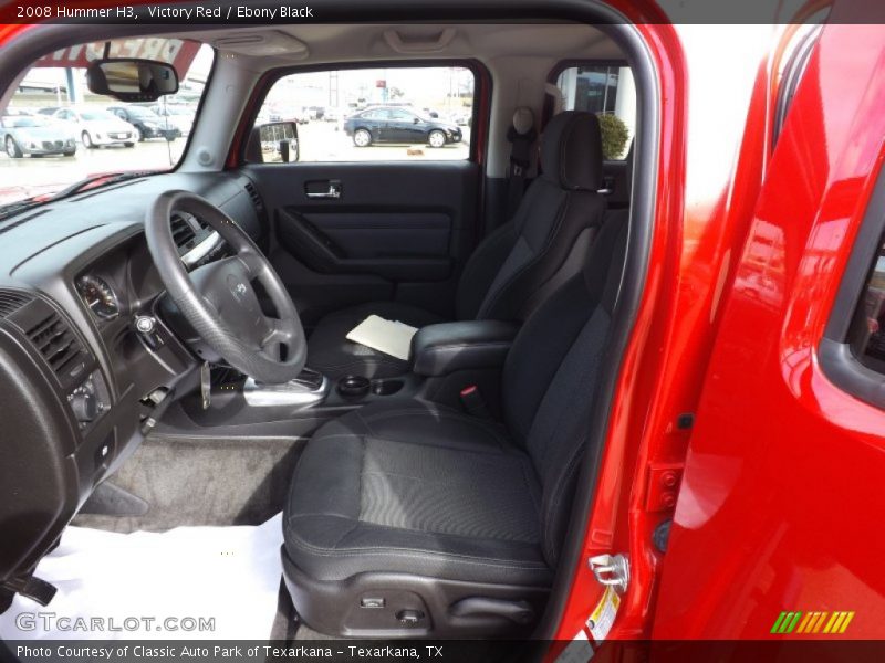 Victory Red / Ebony Black 2008 Hummer H3