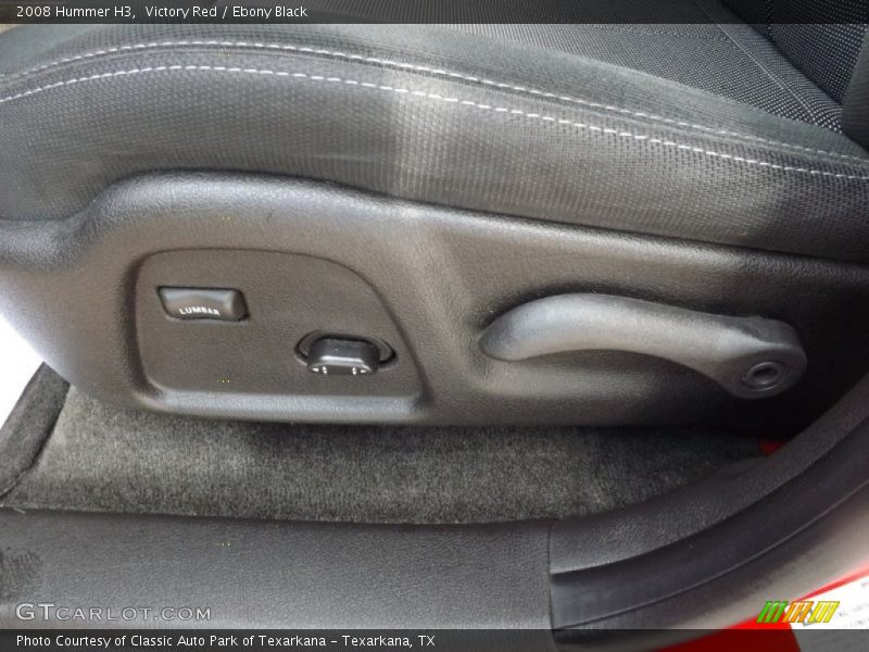 Victory Red / Ebony Black 2008 Hummer H3