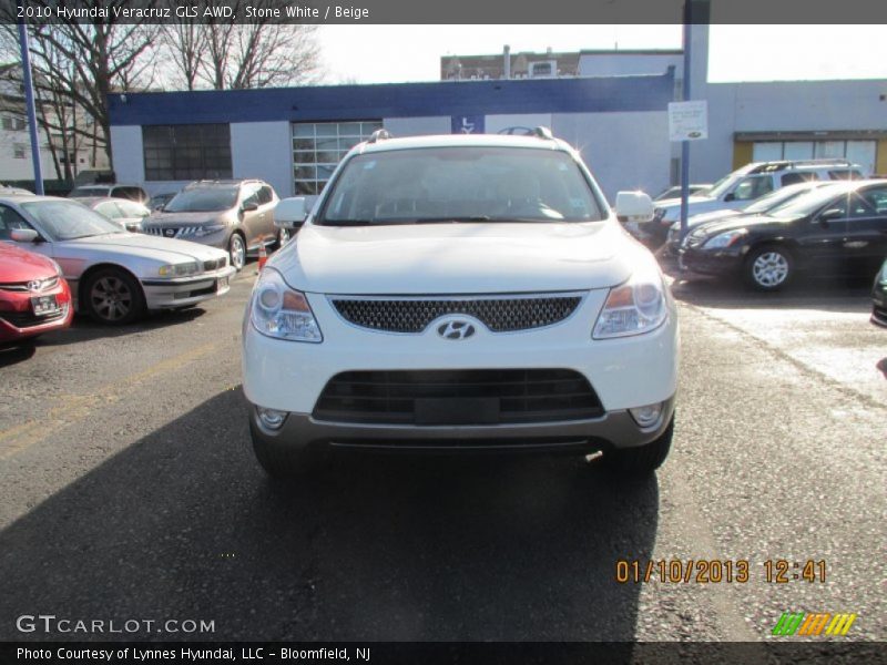 Stone White / Beige 2010 Hyundai Veracruz GLS AWD