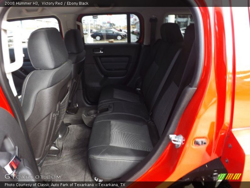 Victory Red / Ebony Black 2008 Hummer H3