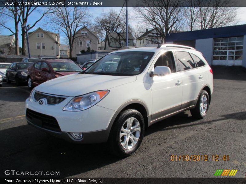Stone White / Beige 2010 Hyundai Veracruz GLS AWD