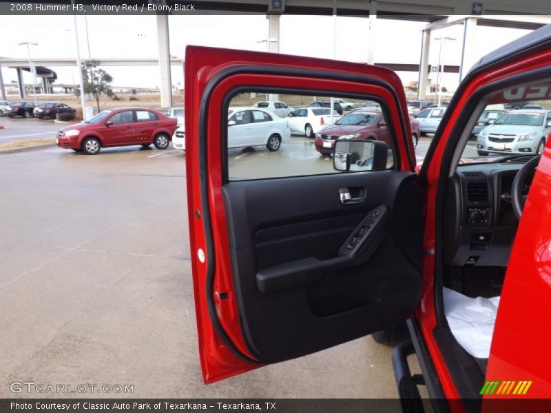 Victory Red / Ebony Black 2008 Hummer H3