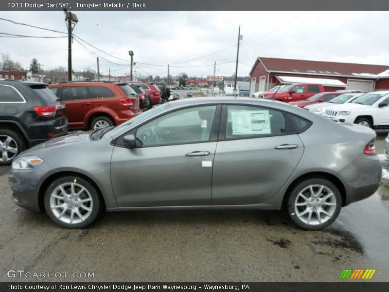 Tungsten Metallic / Black 2013 Dodge Dart SXT
