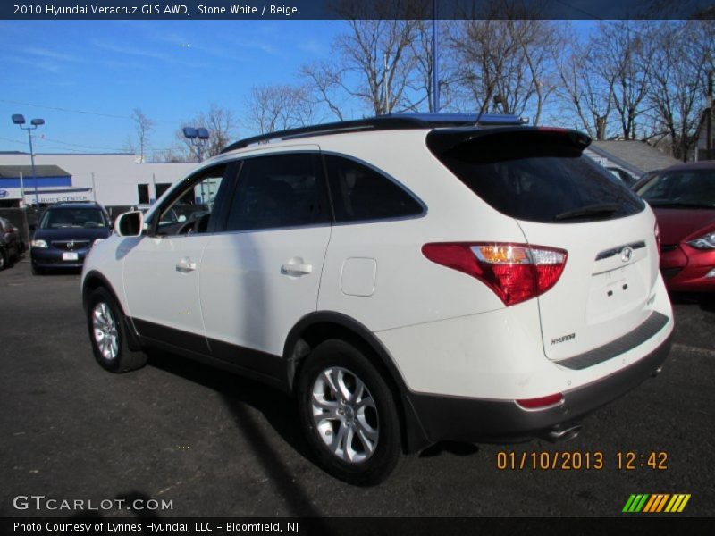 Stone White / Beige 2010 Hyundai Veracruz GLS AWD