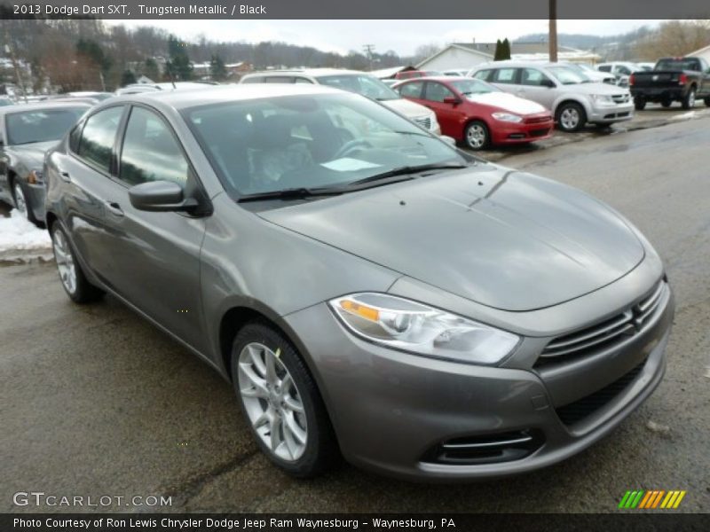 Tungsten Metallic / Black 2013 Dodge Dart SXT