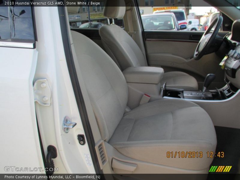 Stone White / Beige 2010 Hyundai Veracruz GLS AWD