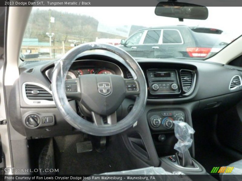 Tungsten Metallic / Black 2013 Dodge Dart SXT
