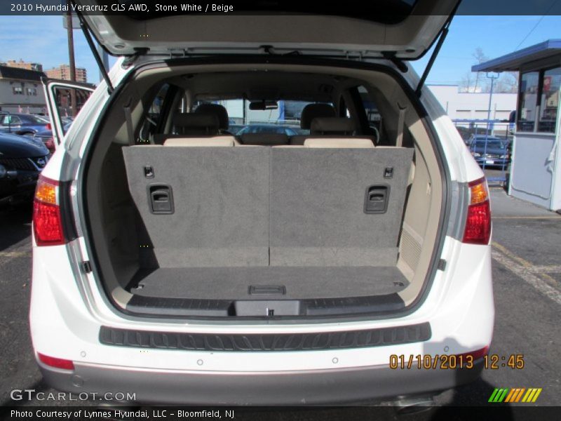 Stone White / Beige 2010 Hyundai Veracruz GLS AWD