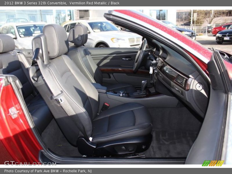 Vermilion Red Metallic / Black 2012 BMW 3 Series 328i Convertible