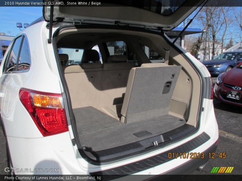 Stone White / Beige 2010 Hyundai Veracruz GLS AWD