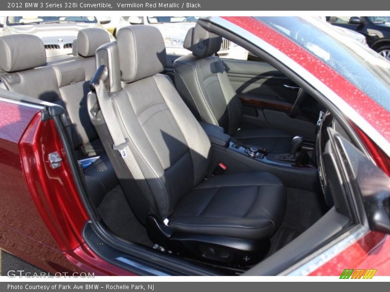 Vermilion Red Metallic / Black 2012 BMW 3 Series 328i Convertible
